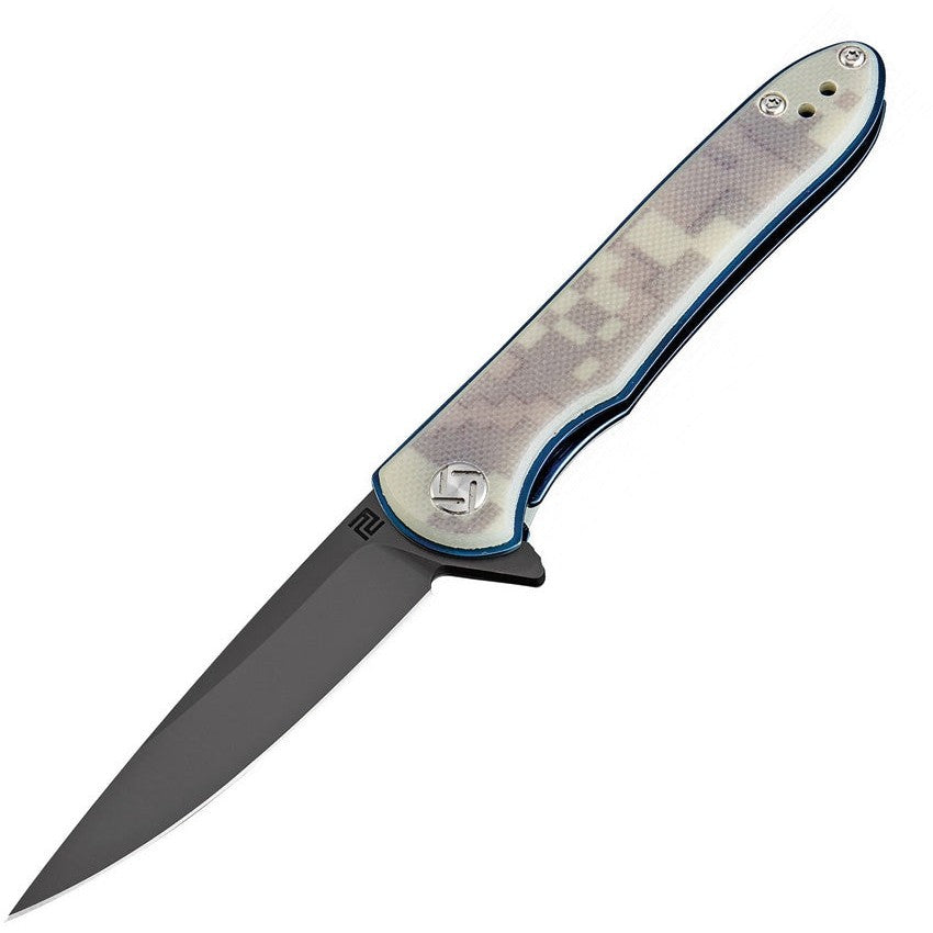 Shark Linerlock, Digi Camo, D2-Artisan Cutlery-OnlyKnives