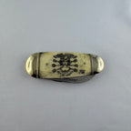 "Out of Order" - RR Elephant Toe Nail mit Scrimshaw Gravur