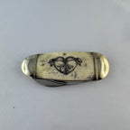 "Out of Order" - RR Elephant Toe Nail mit Scrimshaw Gravur