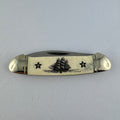 "Nautica" - RR Canoe mit Scrimshaw Gravur
