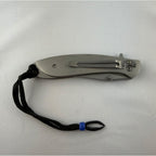 "Nautica" - Frost Cutlery Linerlock mit Scrimshaw Gravur