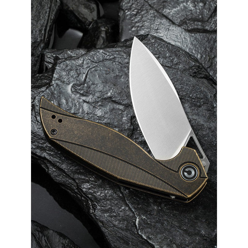 Anthropos - Black Stonewashed Brass Handle-Civivi-OnlyKnives