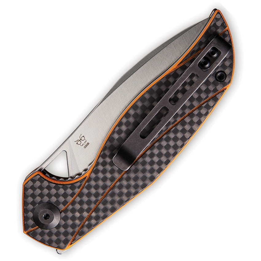 Anthropos - Orange G10 mit Carbon Auflage-Civivi-OnlyKnives