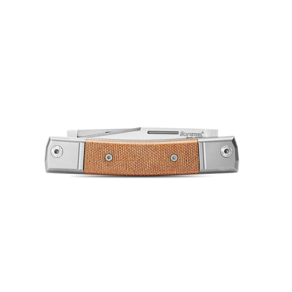 BestMan Two Blades - Canvas Micarta-lionSTEEL-OnlyKnives