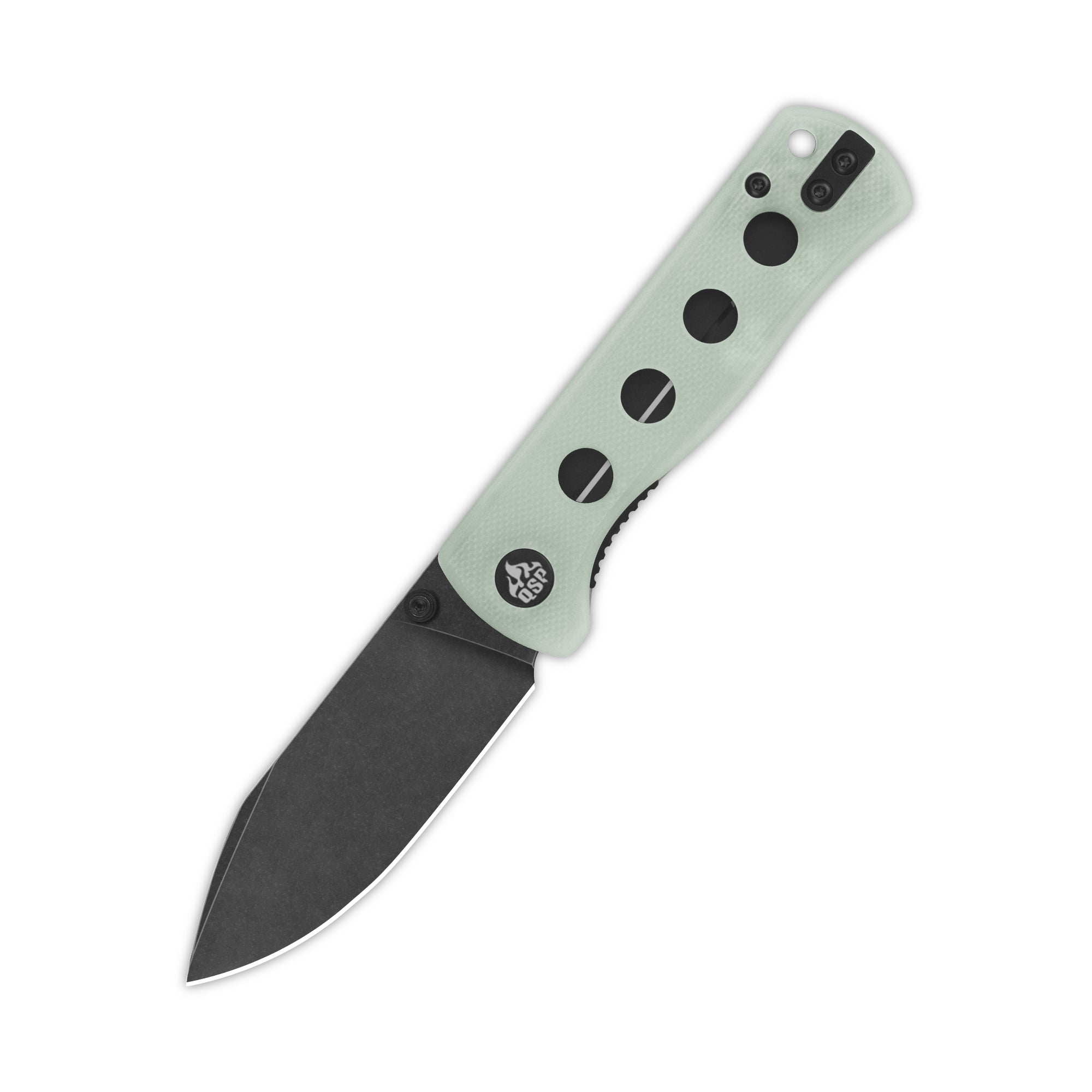 Canary Folder - Jade G10, Black stonewashed-QSP-OnlyKnives