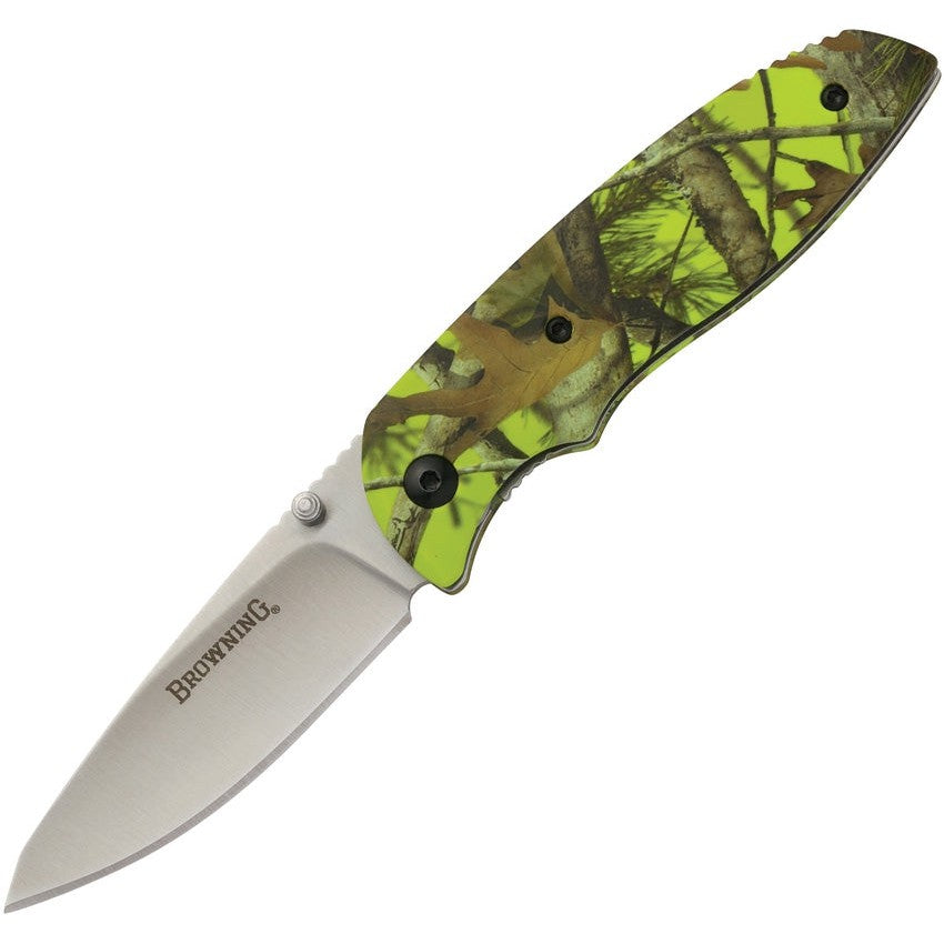 EDC Folder - Green Camo-Browning-OnlyKnives