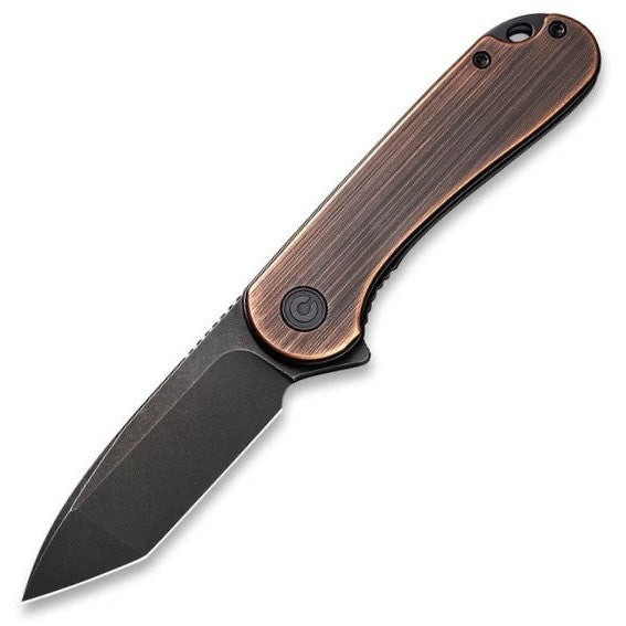 Elementum - Black Hand Rubbed Copper, Black Stonewashed D2 Tanto-Civivi-OnlyKnives