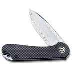 Elementum - Carbon Fiber on G10, Damascus-Civivi-OnlyKnives