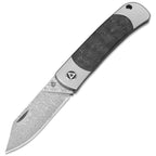 Falcon - Damascus, Titan-Carbon Fiber-QSP-OnlyKnives