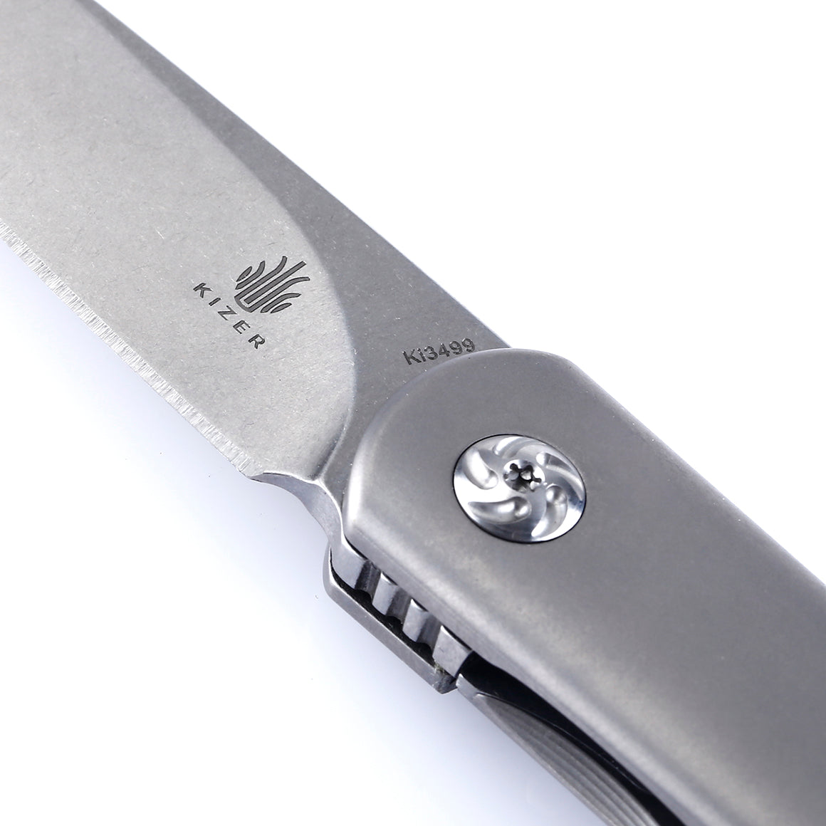 Feist Titanium, Drop Point-Kizer Cutlery-OnlyKnives