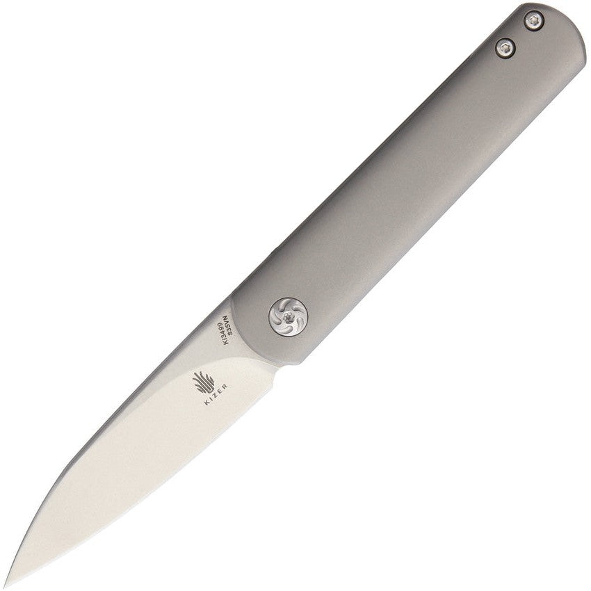 Feist Titanium, Drop Point-Kizer Cutlery-OnlyKnives