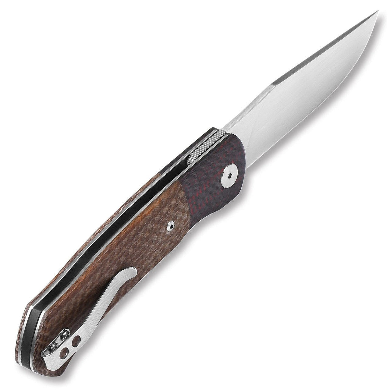 GANNET - Leinen Micarta, braun-QSP-OnlyKnives