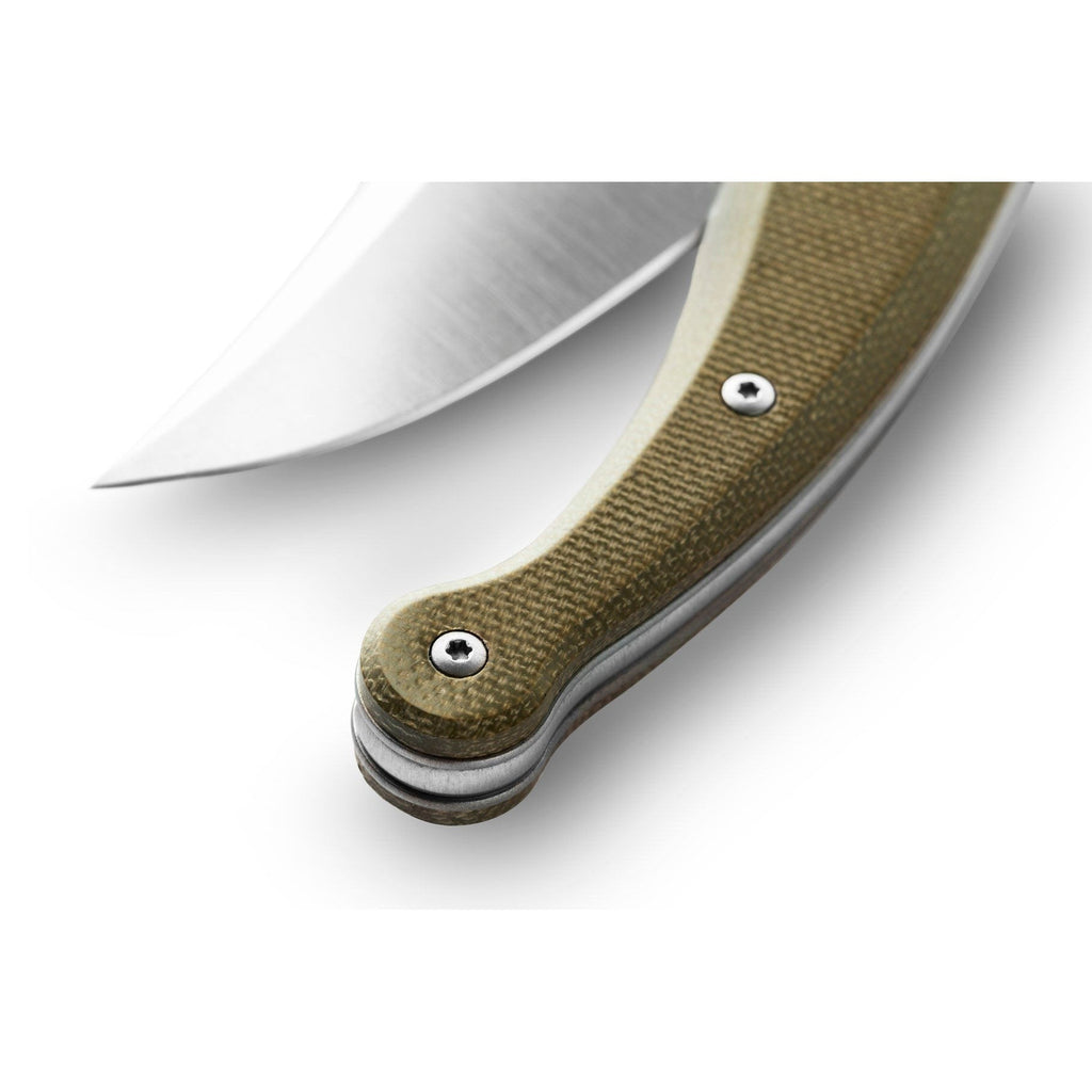 Gitano SlipJoint - Green Canvas Micarta-lionSTEEL-OnlyKnives