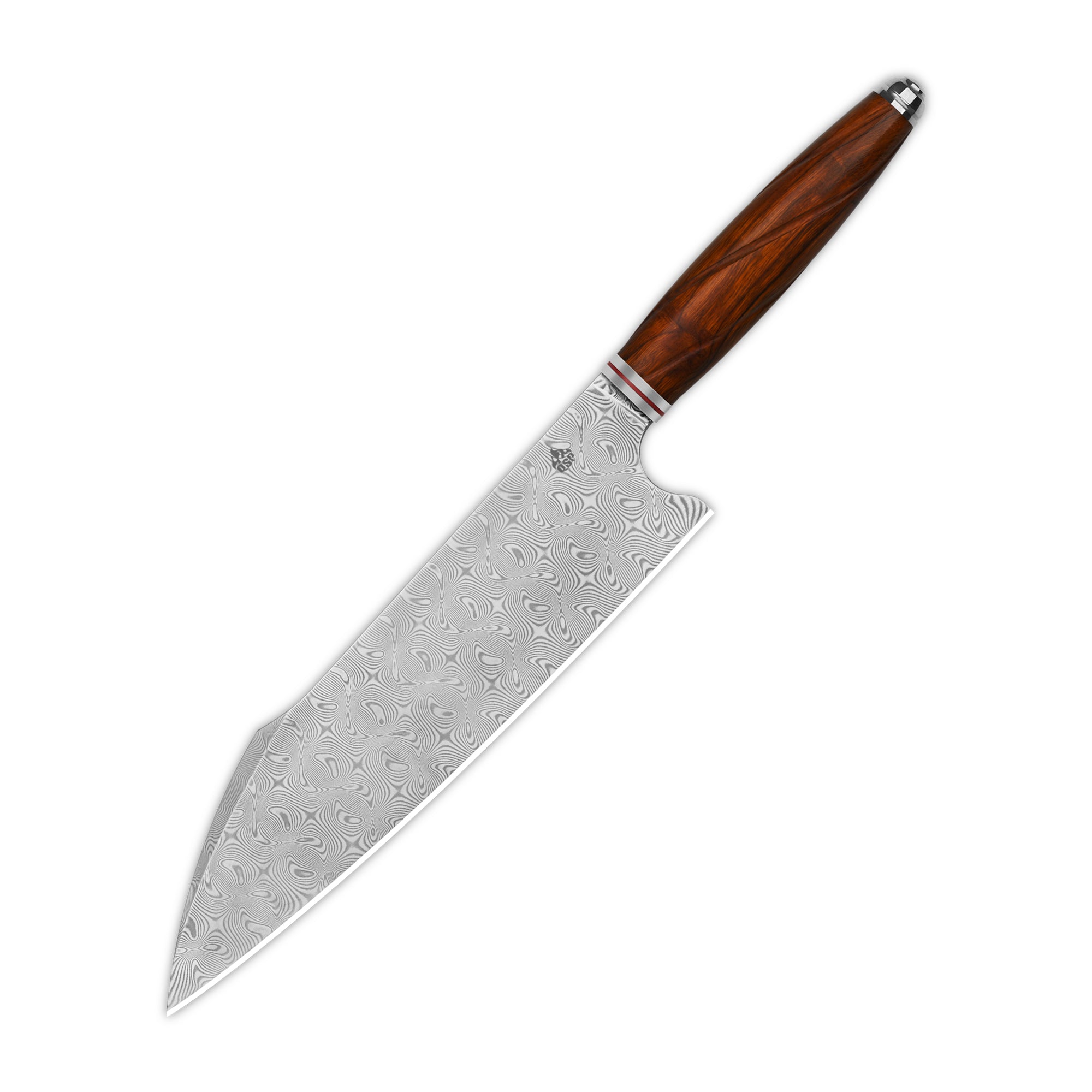 Harpoon Chef 8'' - Laminated Damascus-QSP-OnlyKnives