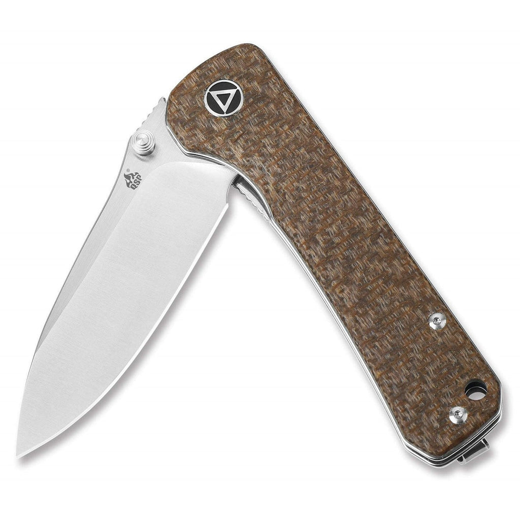 Hawk - Sandvik Stahl, Leinen Micarta, braun-QSP-OnlyKnives