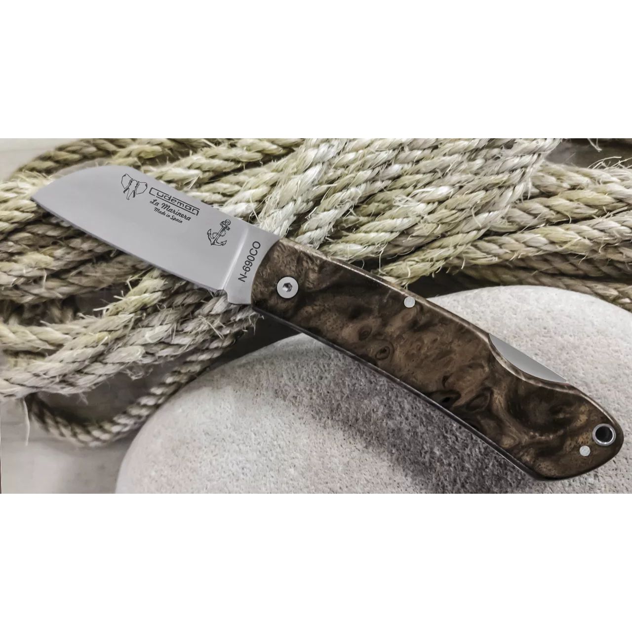 LA MARINERA - Walnussholz-Cudeman-OnlyKnives