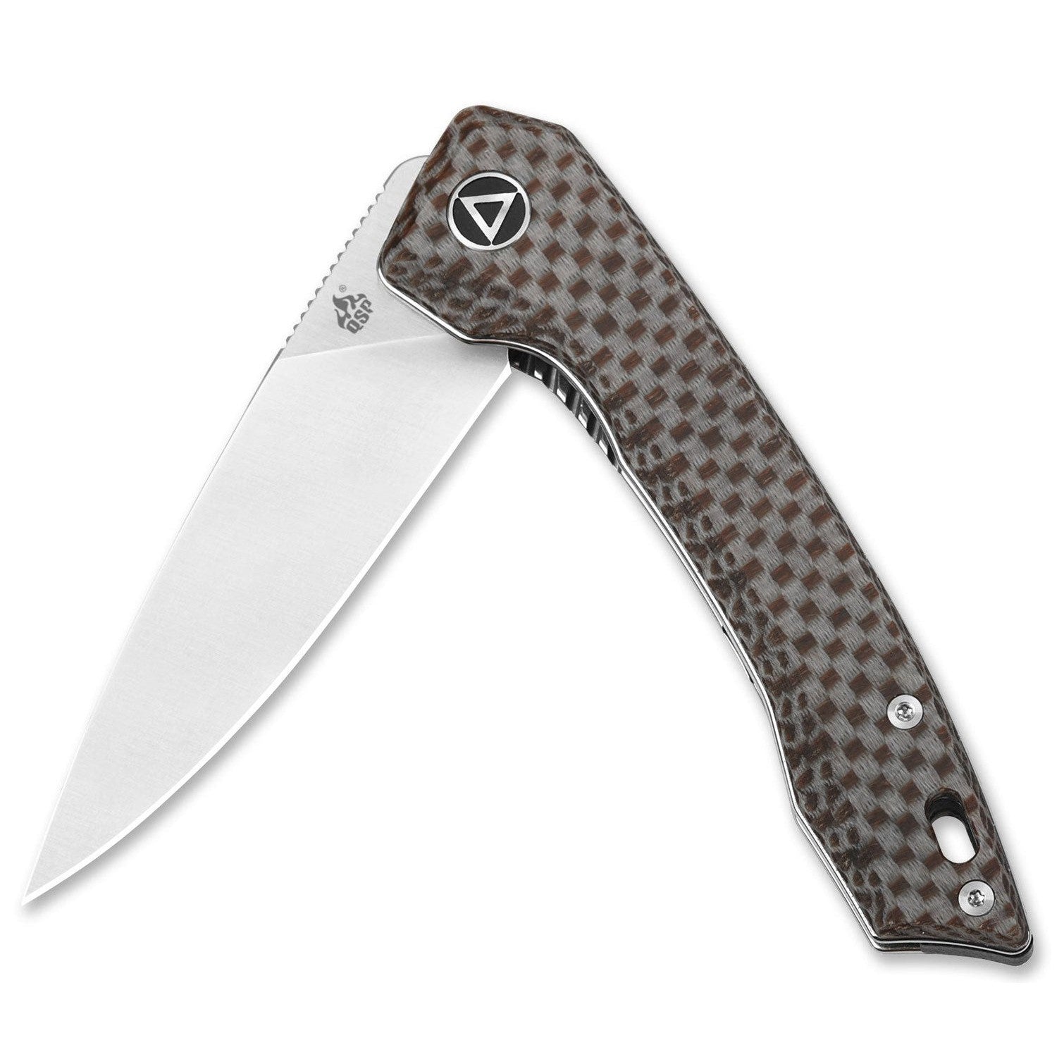 Leopard - Sandvik Stahl, Leinen Micarta, braun-QSP-OnlyKnives