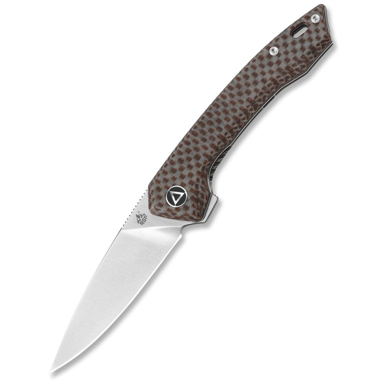 Leopard - Sandvik Stahl, Leinen Micarta, braun-QSP-OnlyKnives