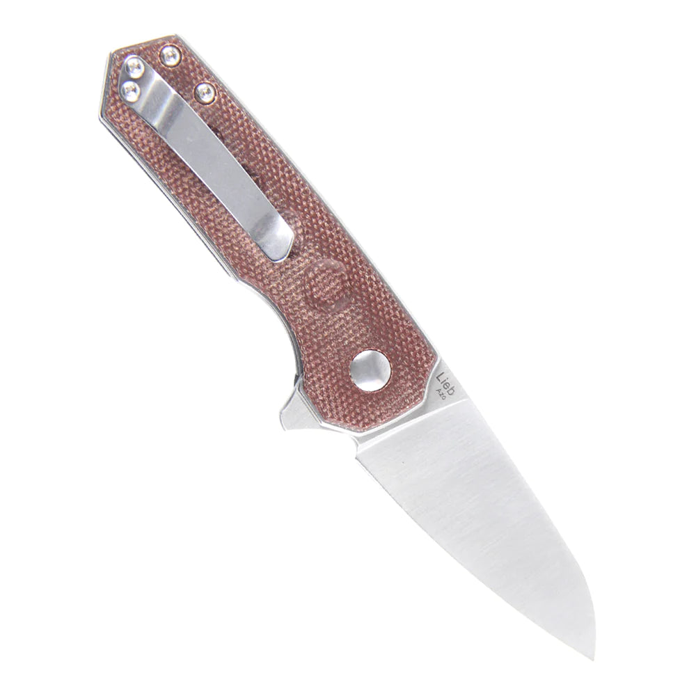 Lieb - Brown Micarta-Kizer Cutlery-OnlyKnives