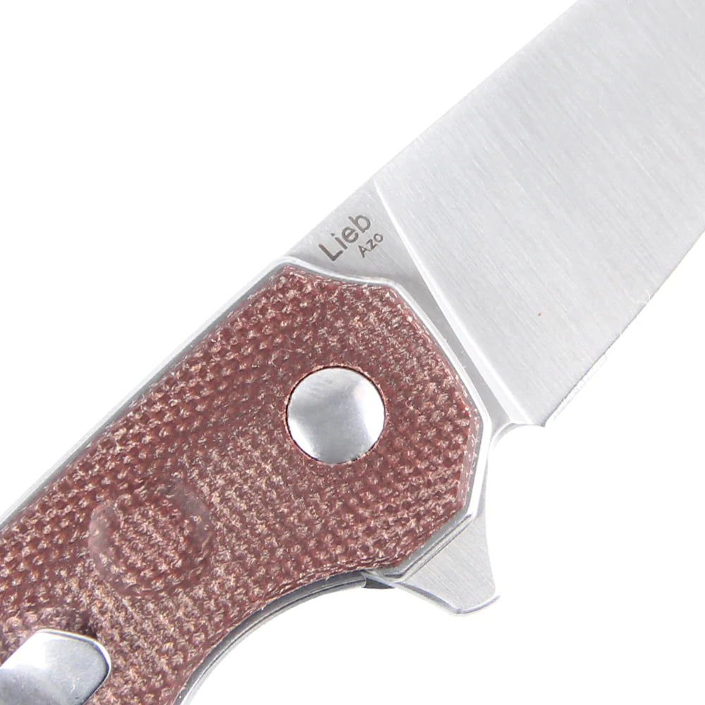 Lieb - Brown Micarta-Kizer Cutlery-OnlyKnives