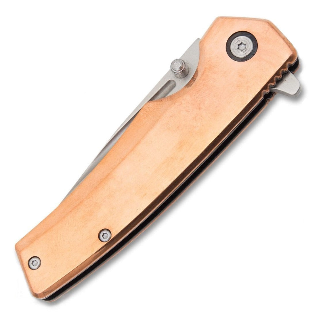 Linerlock Drop Point - Copper-Rough Ryder-OnlyKnives