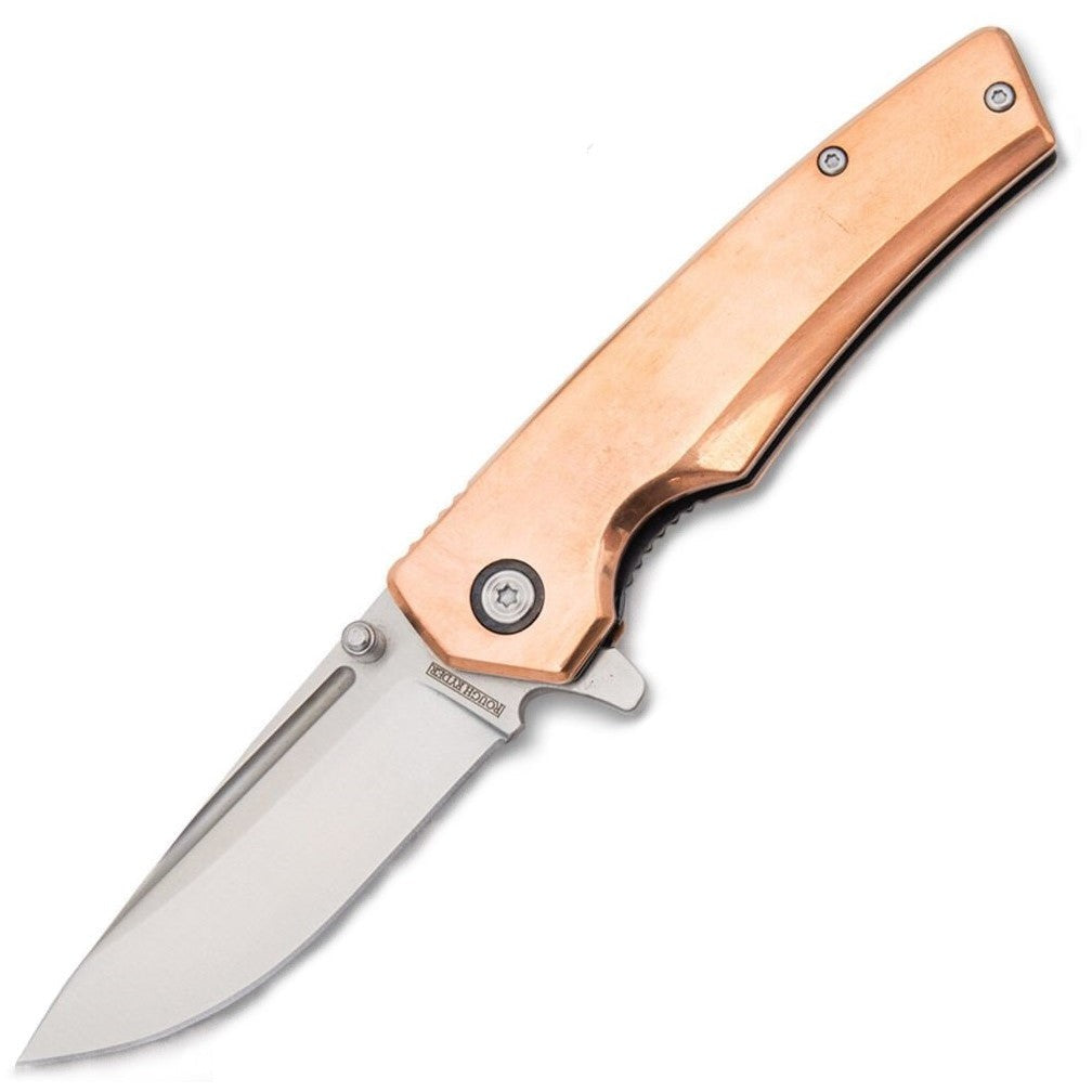 Linerlock Drop Point - Copper-Rough Ryder-OnlyKnives