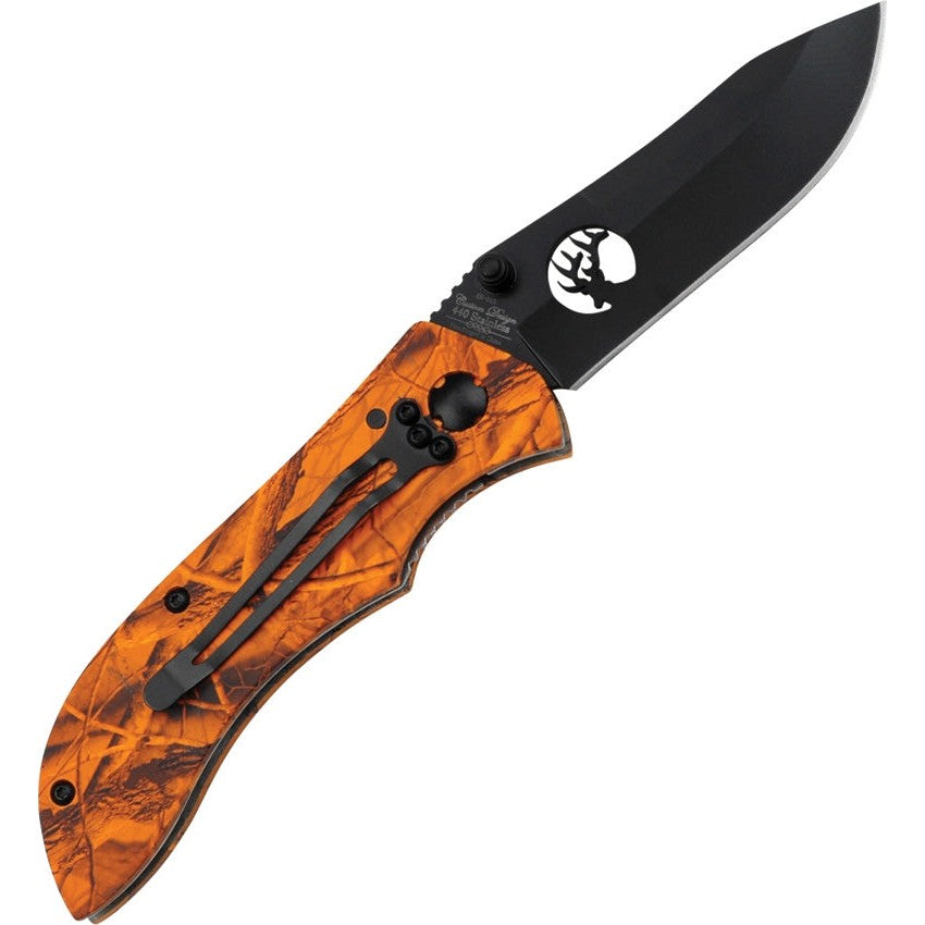 Linerlock Orange Camo-Elk Ridge-OnlyKnives