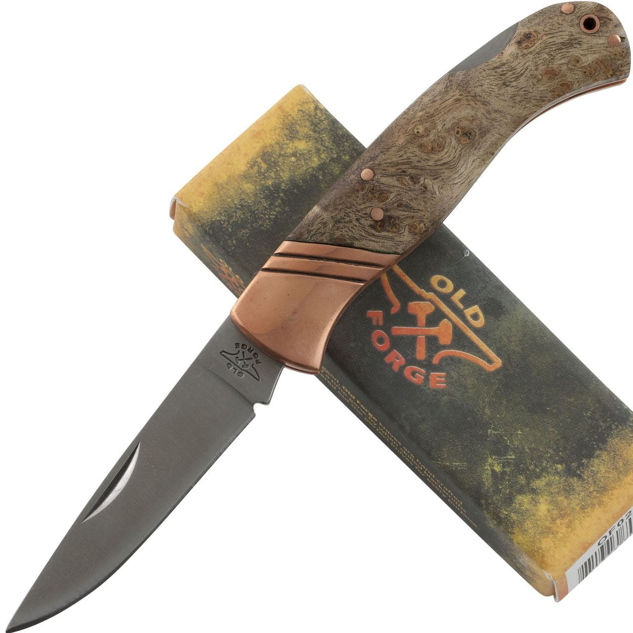 Lockback - Copper Bolster, Small-Old Forge-OnlyKnives