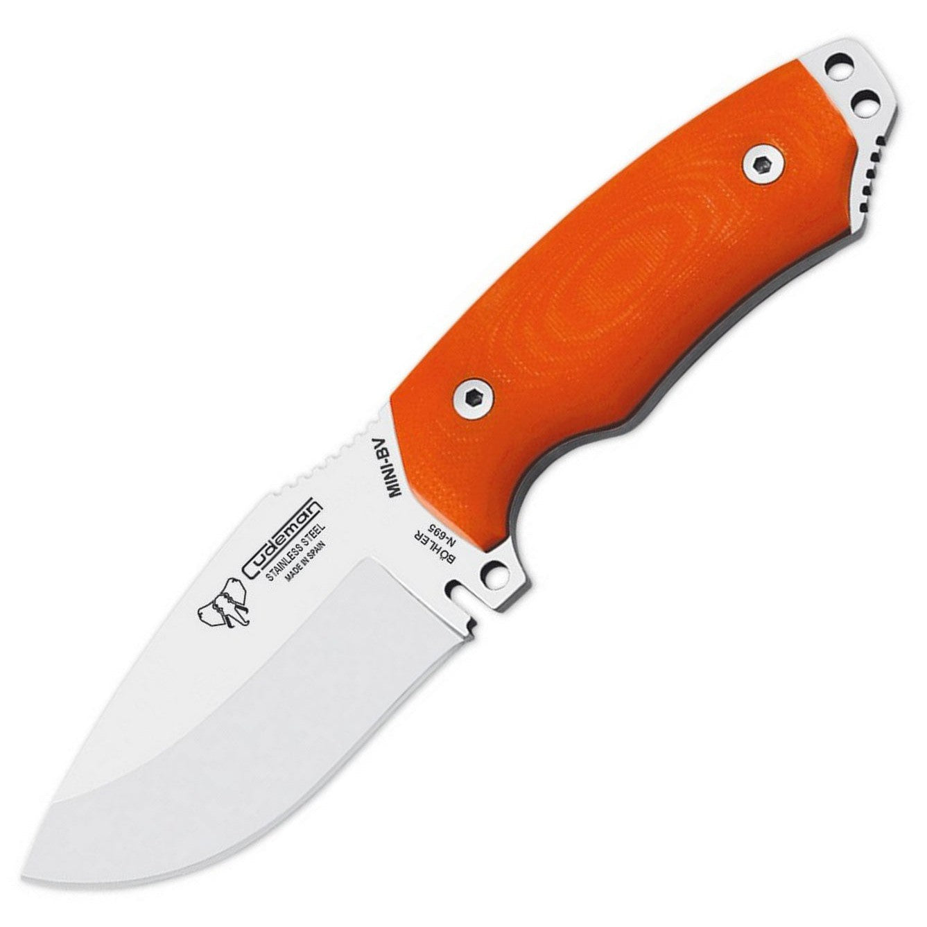 Mini-Boina - G10 orange-Cudeman-OnlyKnives