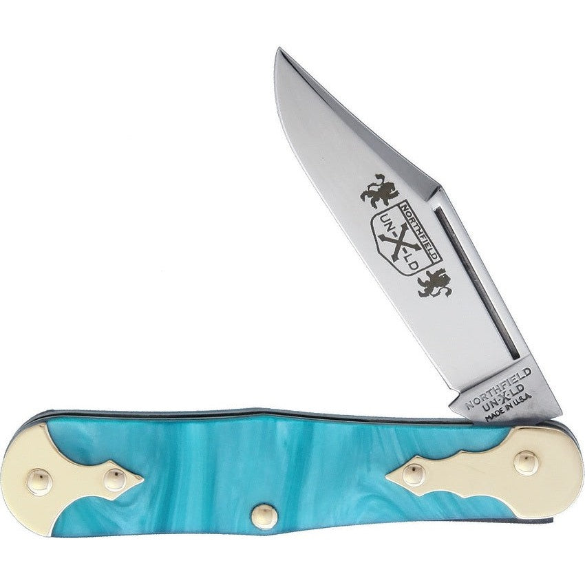 Northfield Un-X-LD #06 - Caribbean Blue & Crusader Red-Great Eastern Cutlery-OnlyKnives