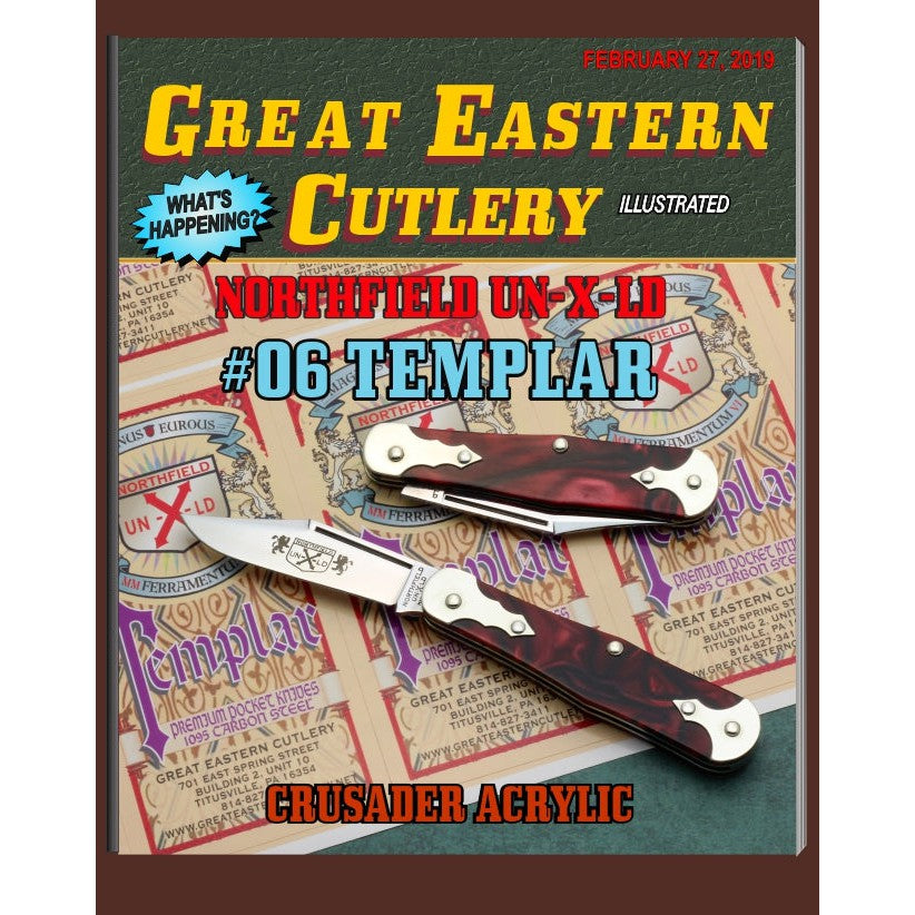 Northfield Un-X-LD #06 - Templar - Crusader Acrylic-Great Eastern Cutlery-OnlyKnives