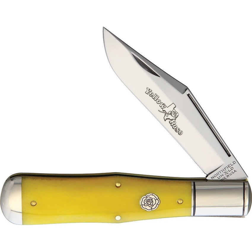 Northfield Un-X-LD #97 - Allegheny - Smooth Yellow Rose Bone-Great Eastern Cutlery-OnlyKnives