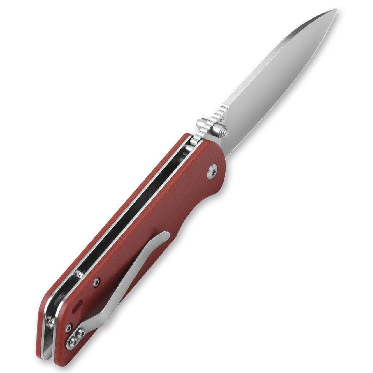 Parrot - Leinen Micarta Rot, D2 Klingenstahl-QSP-OnlyKnives