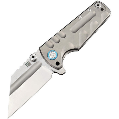 Proponent, Gray Titanium Handle, S35VN Steel Blade-Artisan Cutlery-OnlyKnives