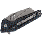 Ravine Framelock D2, Carbon Fiber, Blau/Schwarz-Artisan Cutlery-OnlyKnives