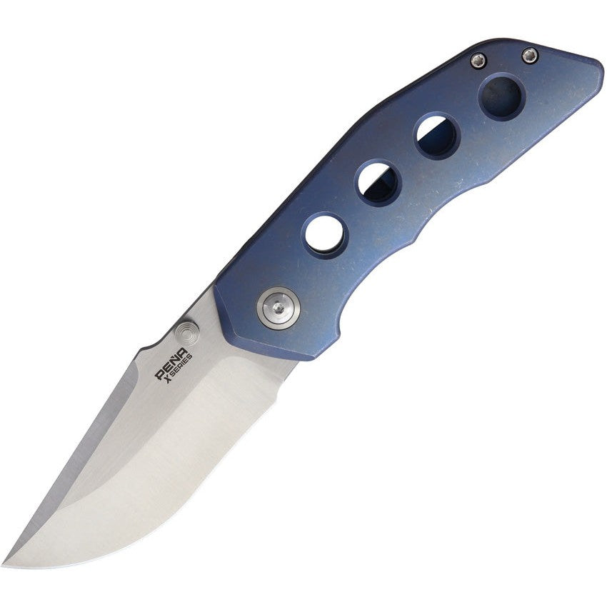 Rhino Framelock Blue-Peña Knives-OnlyKnives