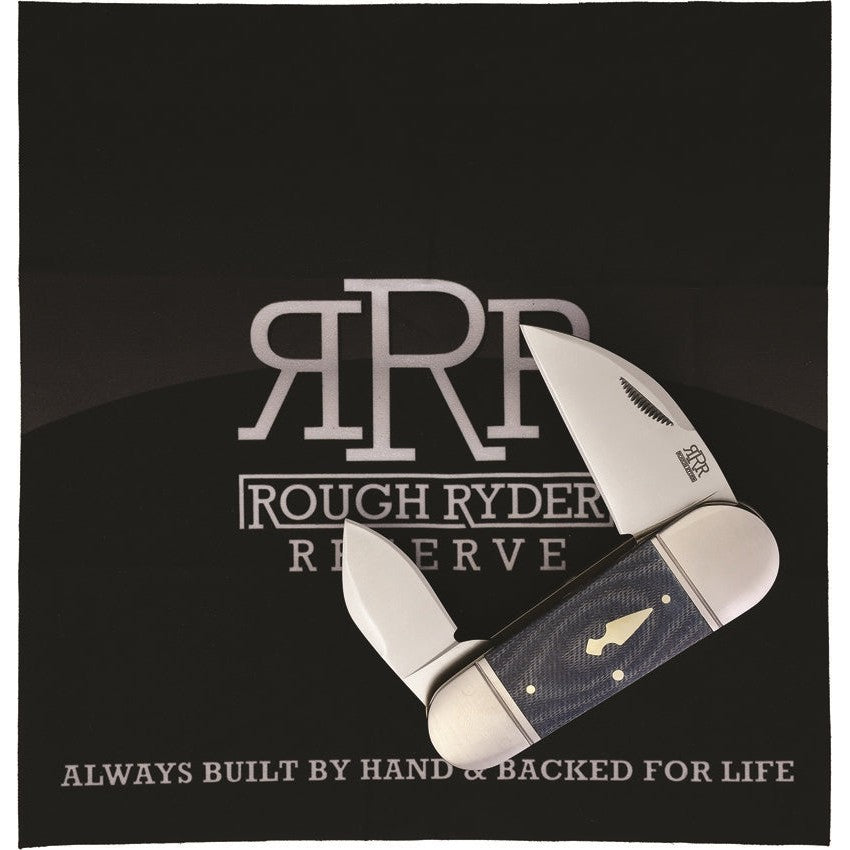 Rhino Toe - Denim Micarta-Rough Ryder Reserve-OnlyKnives