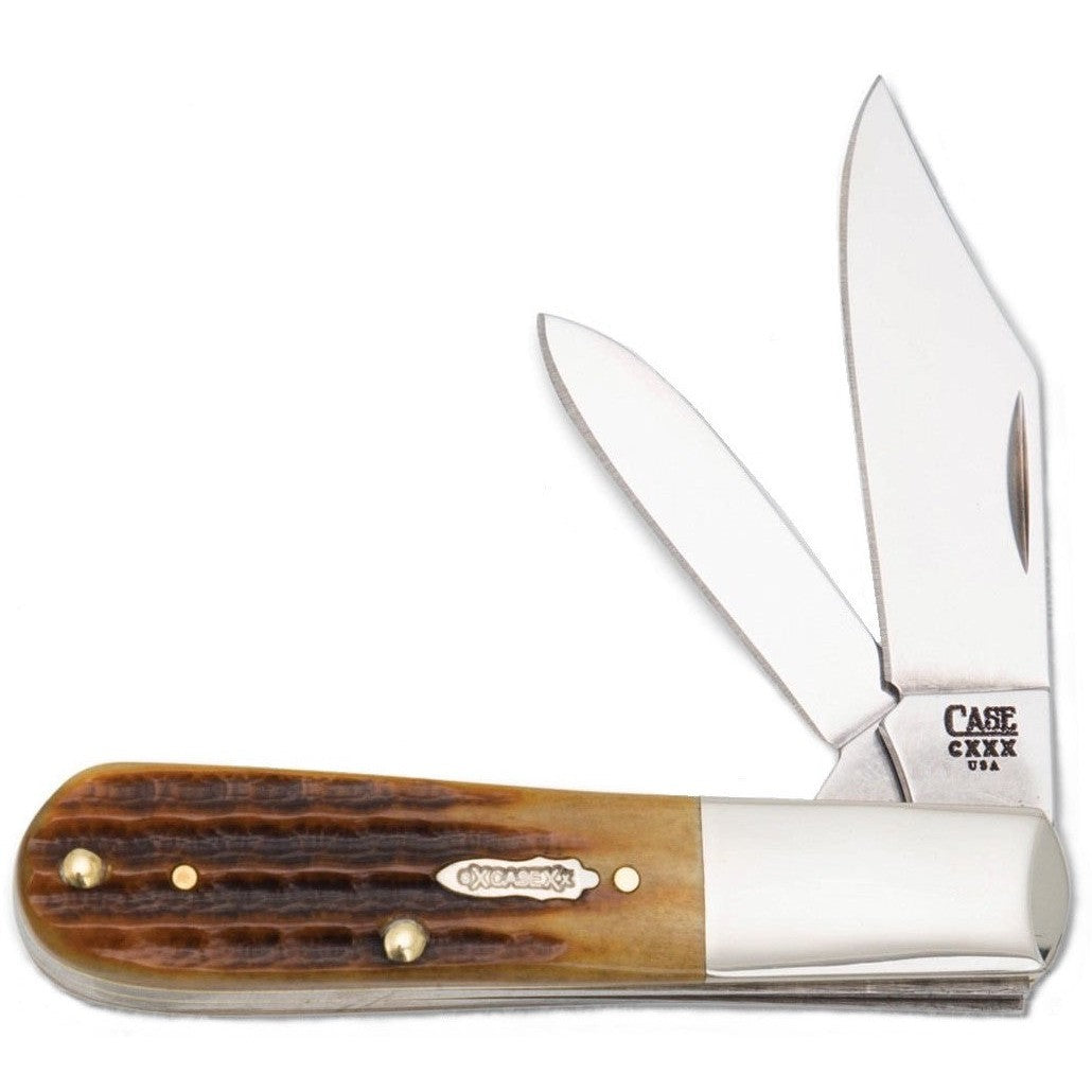 Roman Numeral CXXX, 130th Anniversary, Golden Aged Antique Bone Barlow-Case Cutlery-OnlyKnives