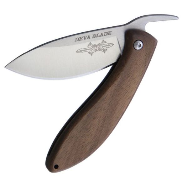 Skanda Folder Walnut-Deva Blade-OnlyKnives