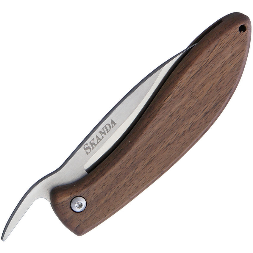 Skanda Folder Walnut-Deva Blade-OnlyKnives