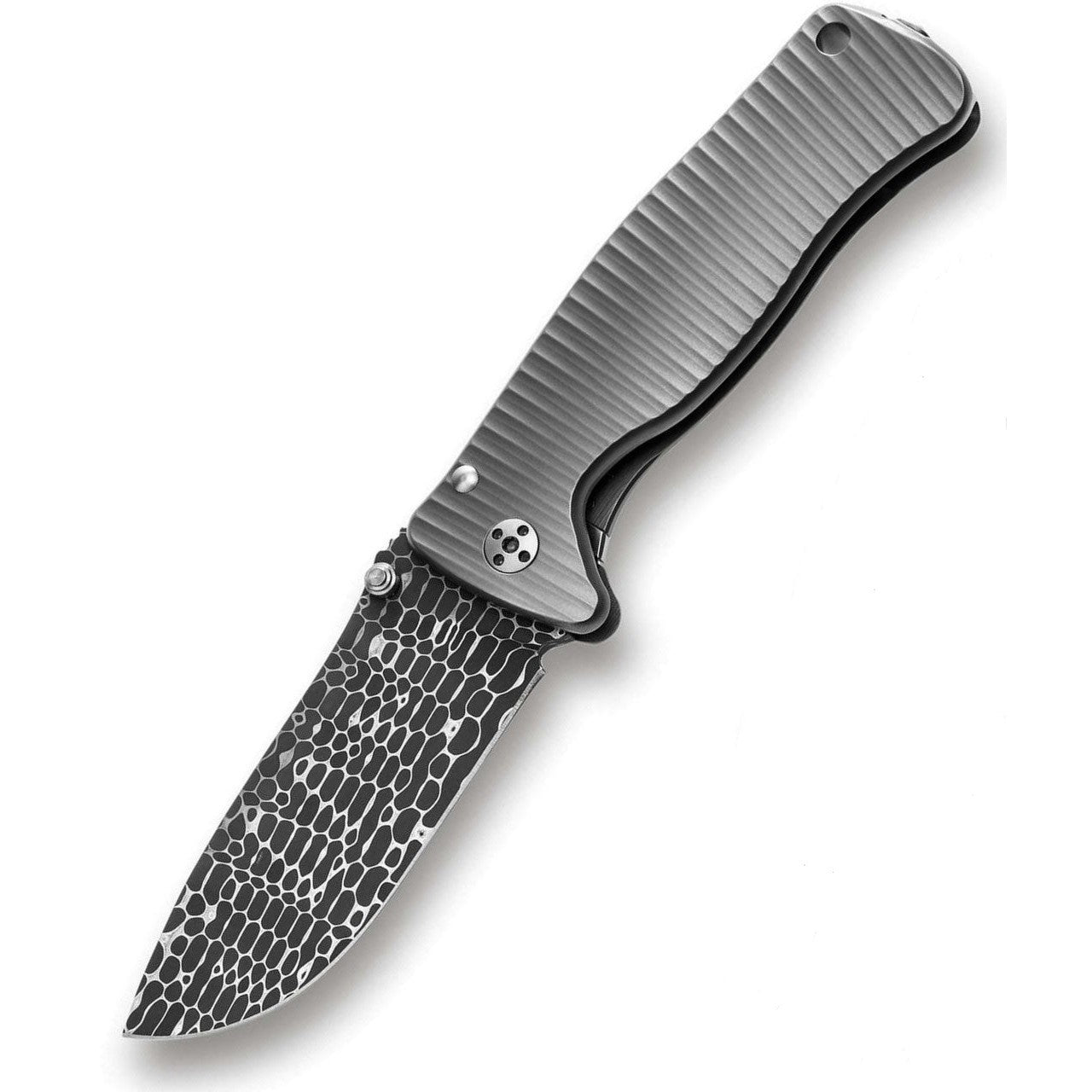 SR2 Chad Nichols Lizard Damascus-lionSTEEL-OnlyKnives