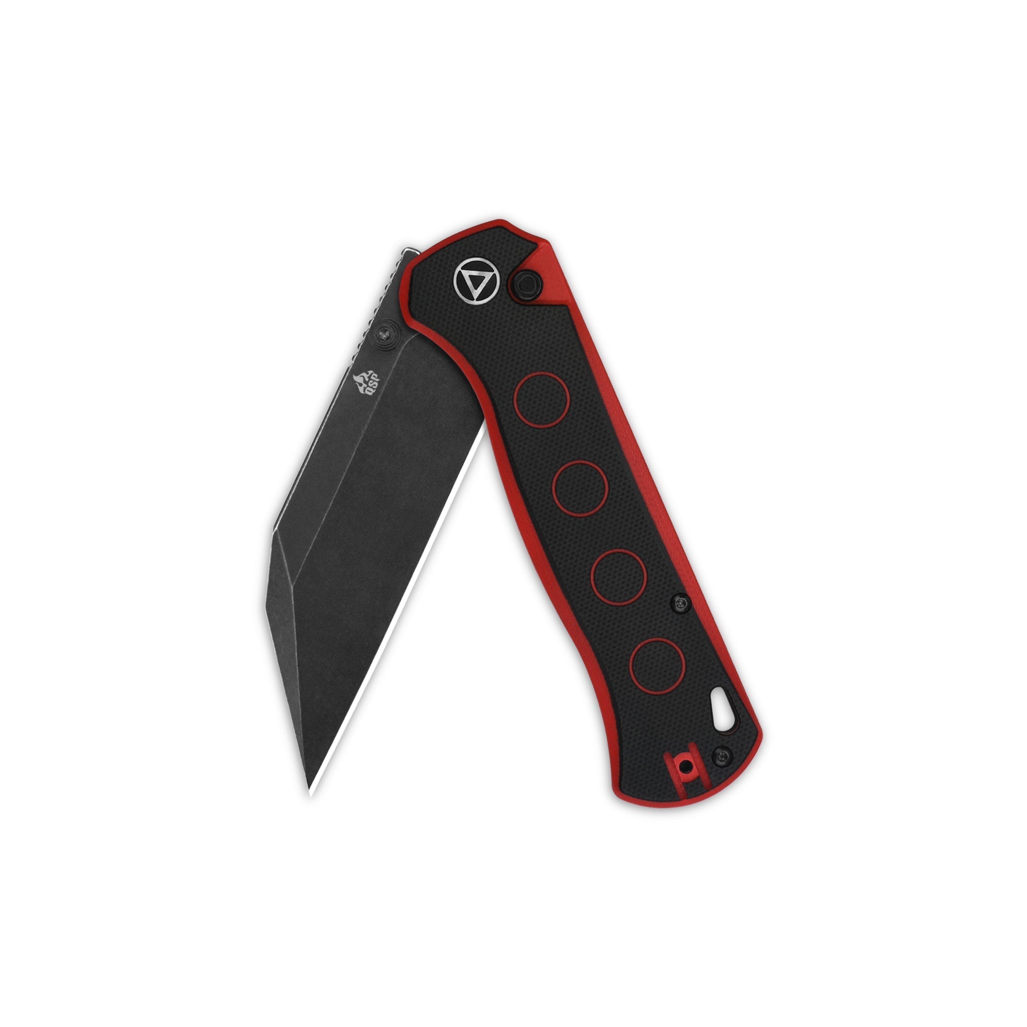 Swordfish - Black/Red G10, Black stonewashed-QSP-OnlyKnives