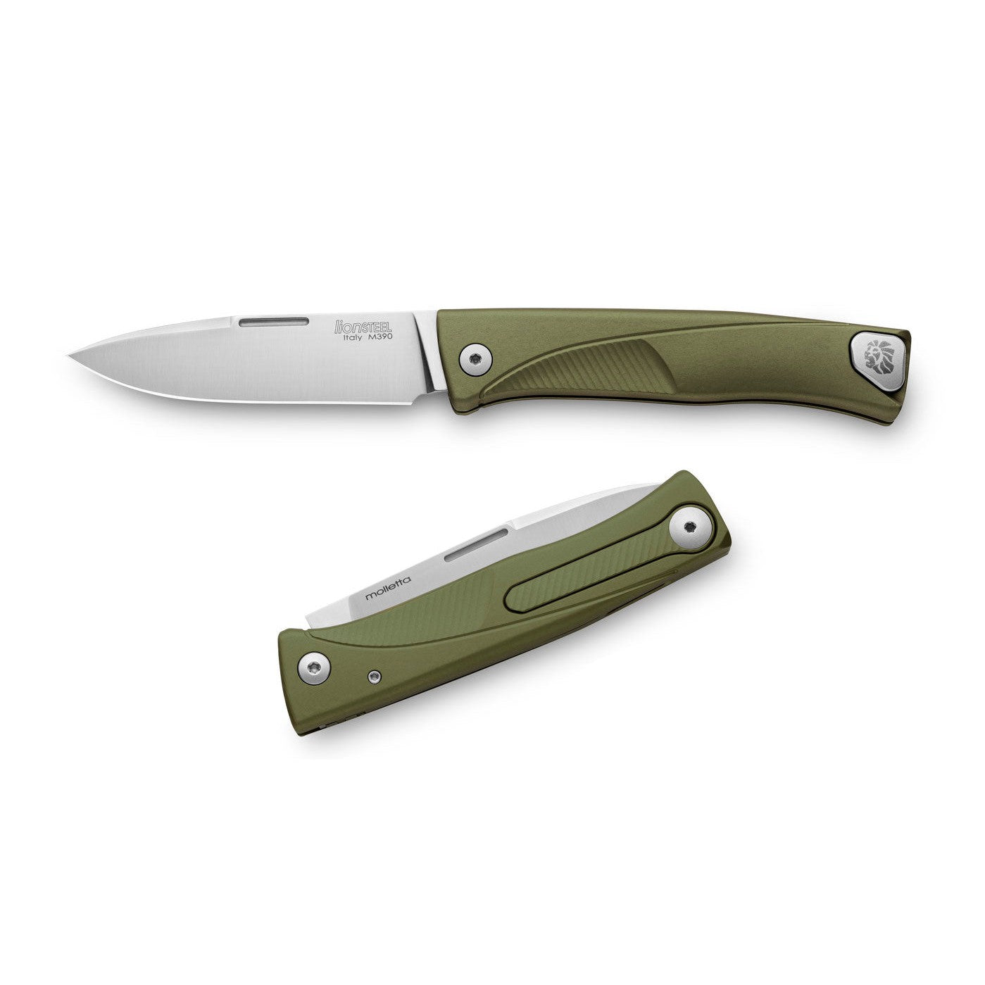 Thrill Aluminium - Green-lionSTEEL-OnlyKnives