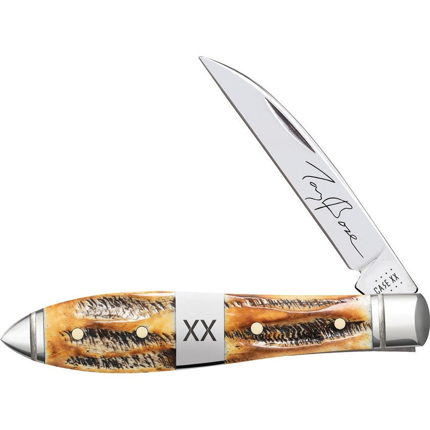 Tony Bose 2021 SHOT Show Exclusive BoneStag® Tear Drop-Case Cutlery-OnlyKnives