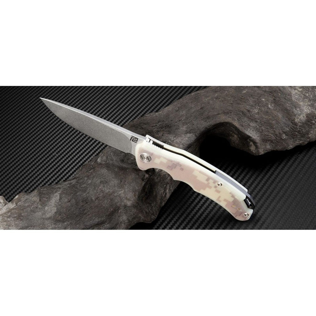 Tradition Linerlock, Digi Camo, D2-Artisan Cutlery-OnlyKnives