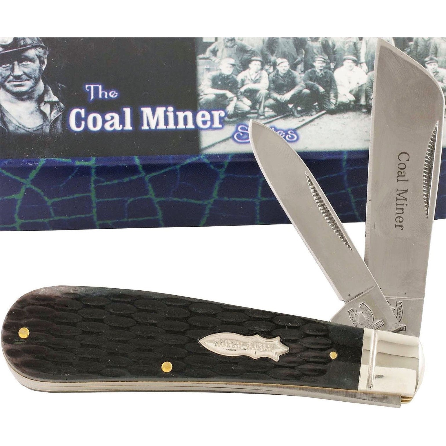 Trapper - Coal Miner-Rough Ryder-OnlyKnives