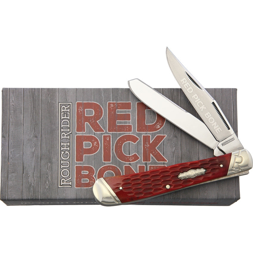 Trapper - Red Picked Bone-Rough Ryder-OnlyKnives