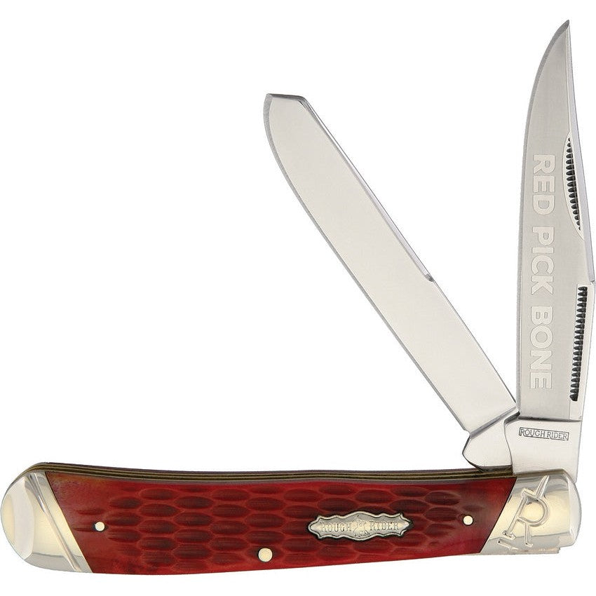 Trapper - Red Picked Bone-Rough Ryder-OnlyKnives