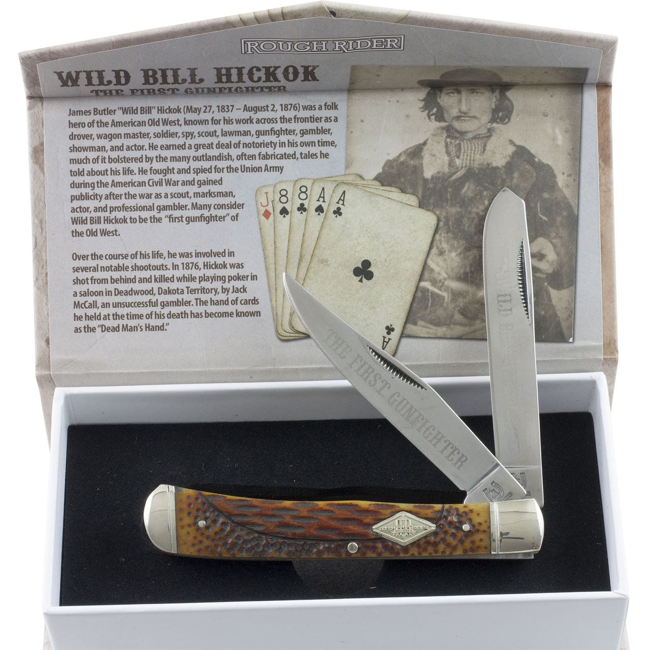 Trapper - Wild Bill Hickok-Rough Ryder-OnlyKnives