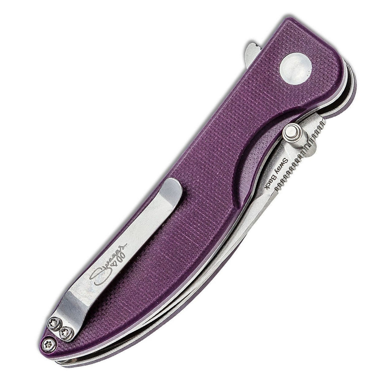 Vanguard Swayback purple-Kizer Cutlery-OnlyKnives